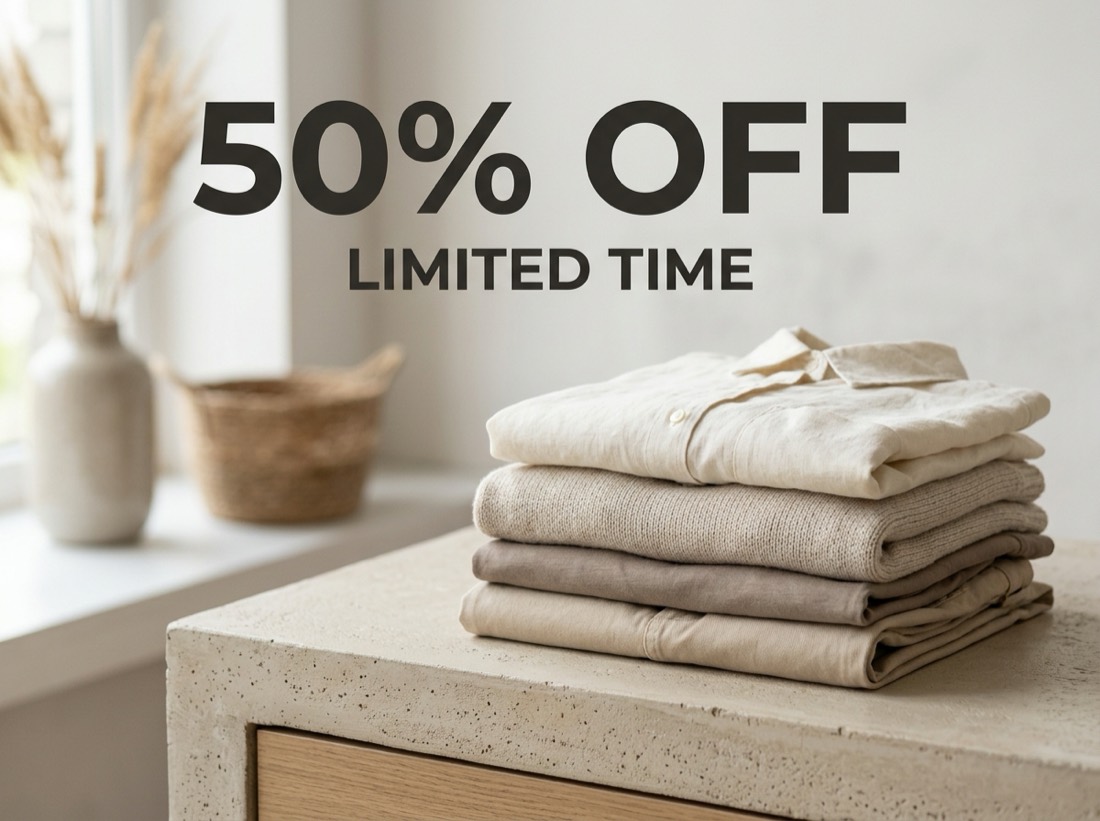50% Off · Limited Time